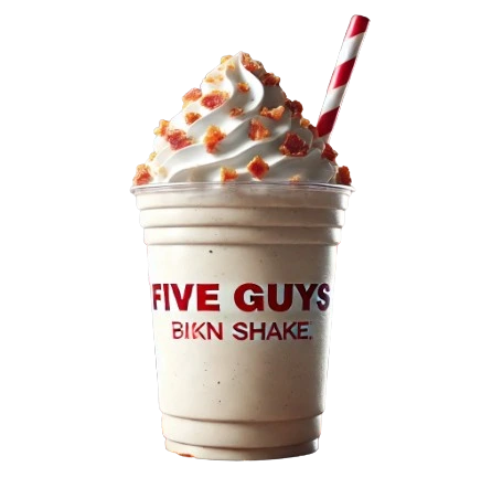 Five Guys Bacon Milkshake