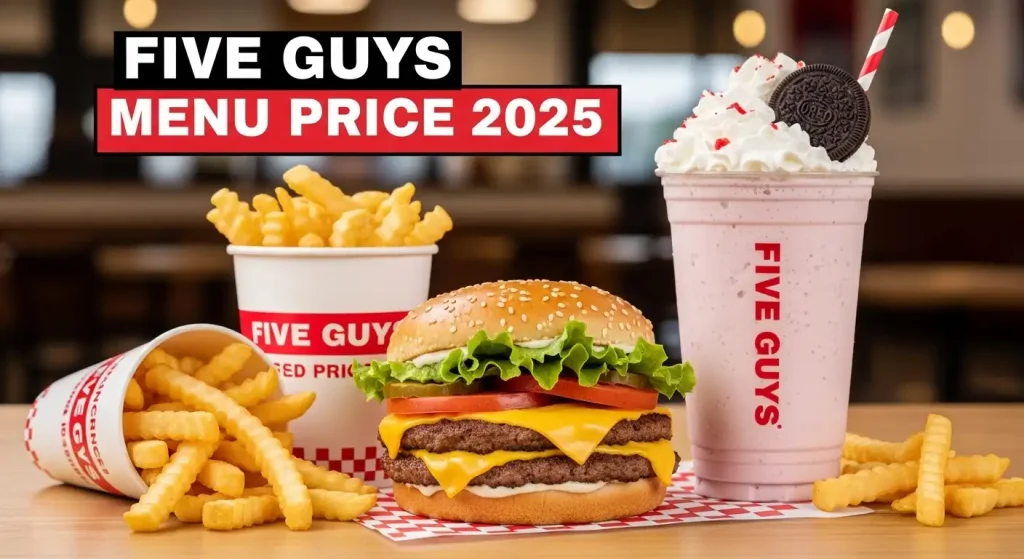 Five Guys Menu price